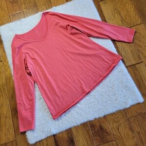 Woolx Merino Long Sleeve V-Neck Tee